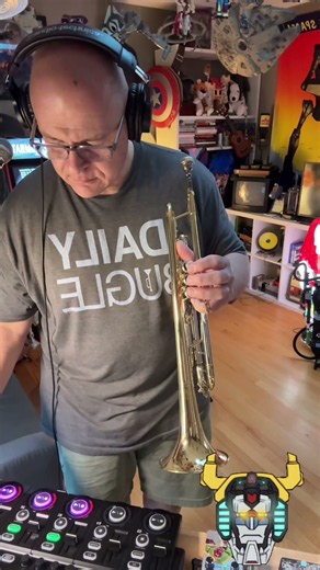 Voltron, 1980’s theme, looping trumpet