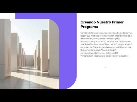 🎬 Introducción a Tkinter y Preparación del Entorno de Trabajo