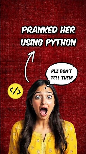 I Pranked My Non - Coder Friend Using Python GUI 😳💻| Hilarious Automation Trick #shorts