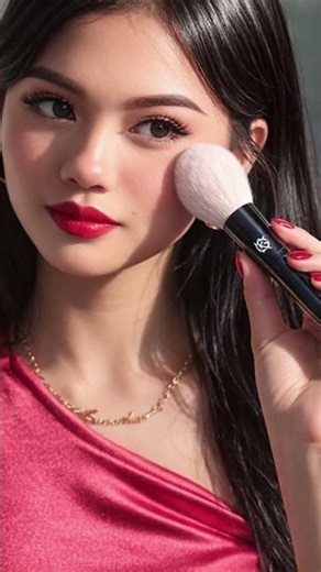 Flawless Skin Secret ✨ Artista Cinema Makeup Compact Powder + Goat Hair Brush