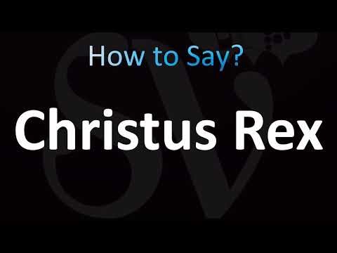 How to Pronounce Christus Rex (CORRECTLY!)