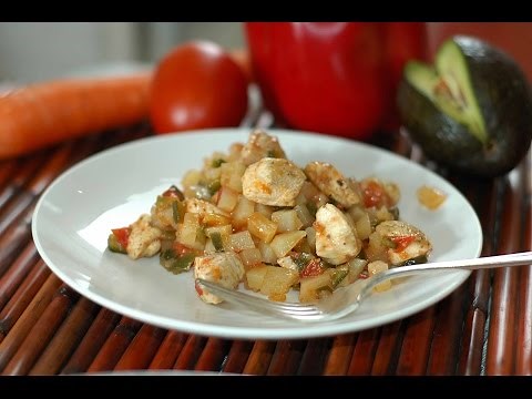 Chicken breast with potatoes