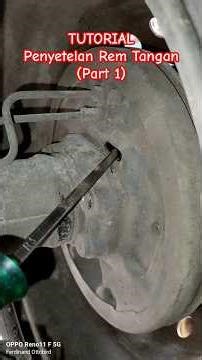 Avanza Handbrake Adjustment Tutorial (Part 1)