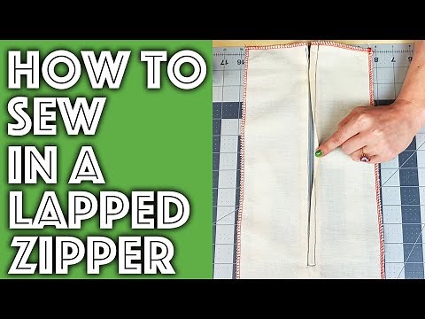 How to Sew a Lapped Zipper into Anything | Sew Anastasia