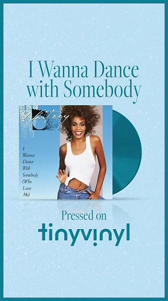 "I Wanna Dance With Somebody / So Emotional" on 4" Tiny Vinyl!