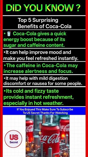 Why Coca-Cola Makes You Feel Refreshed Instantly