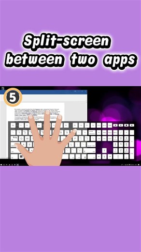 Split screen For Computer between two apps