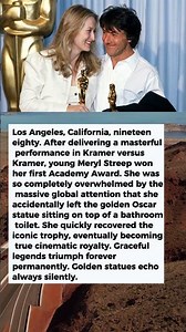 Meryl Streep Left Her Academy Award In... #ytshorts #youtubeshorts