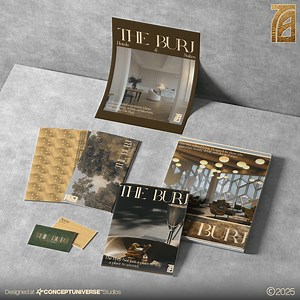The Burj Hotel Visual Brand Identity Design