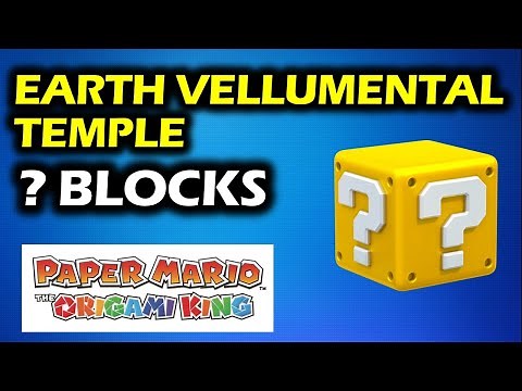 Earth Vellumental Temple: All ?-Block Locations | Paper Mario The Origami King Walkthrough