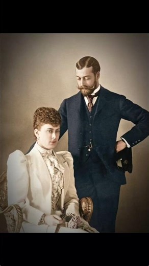 King George V & Queen Mary Teck 💞 #trendingshorts #britishroyalfamily #history #couple
