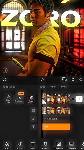 How to edit Text Behind the subject in Capcut #capcut
