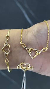 Heart x Infinity Set ❤️♾️ 10kt Bracelet prices may vary depending on wrist size • Available at all 4 @Anton.Est1996 locations Shop Now! #NewArrivals #TheFallsAtWestMall #EastGatesMall #TrincityMall #Pos | Anton Est 1996
