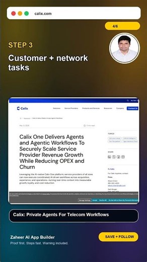 Calix: Private Agents For Telecom Workflows #Shorts