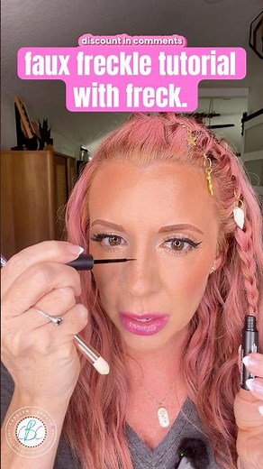 How to Use the Viral Freck Pen for Natural Fake Freckles #makeuphacks