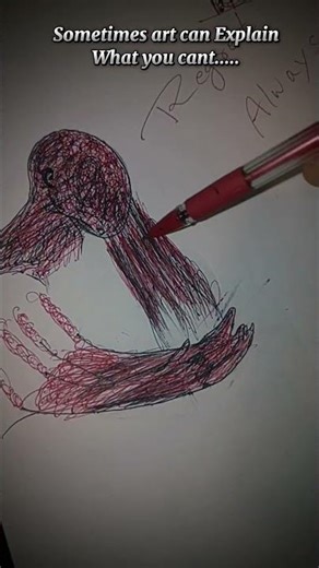 Sometimes art can ExplainWhat you cant..... #art #drawing #emotion #hurt #love #panting #viral