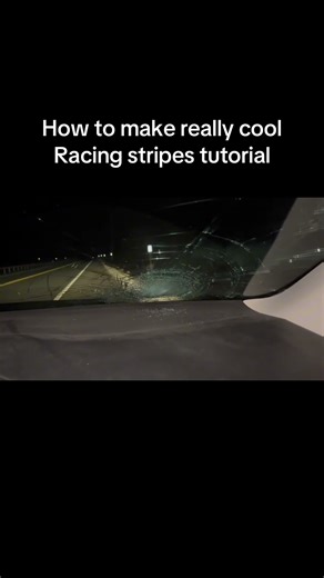 How to make really cool racing stripes tutorial