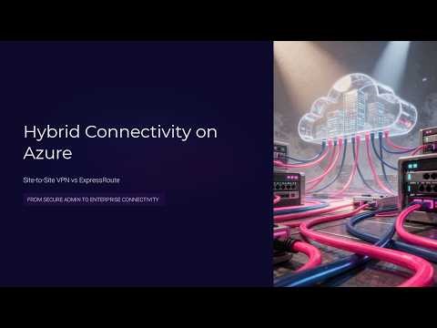 Hybrid Connectivity on Azure: S2S VPN Vs ExpressRoute (08 of 20)