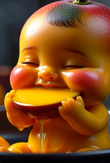 #asmr #eatingasmr #fruitbaby #satisfying #aiasmr