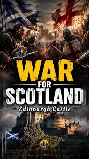 Edinburgh Castle, Scotland, UK || 🏴󠁧󠁢󠁳󠁣󠁴󠁿🇬🇧 War for Scotland