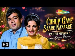 Rajesh Khanna & His Screen Queens | Superhit Songs Jukebox | Hema Malini, Sridevi, Poonam D, Tina M