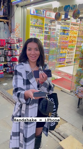 Handshake = iPhone #fyp #foryou #foryoupage #viral #humanity #experiment #socialexperiment #socialmedia #socal | Sonefunny Sonefunny