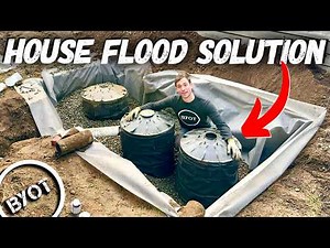 How To Install A Dry Well Drainage System // Start To Finish