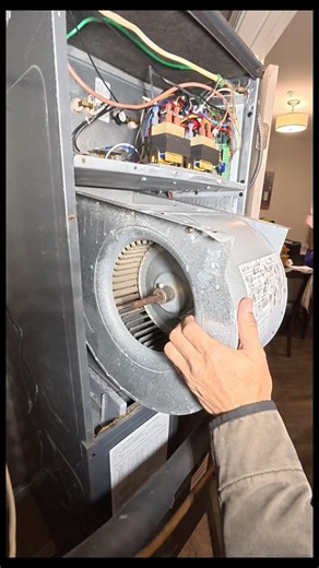 ECM motor replacement #hvac #hvacguy #airconditioning #skilledtrades #bluecollar