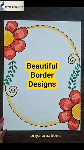 Quick & Beautiful Border Designs for Every Project #shorts