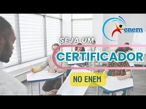 como cadastrar para ser um certificador do Enem