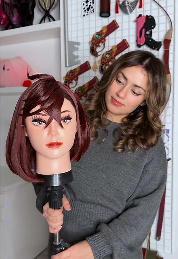 Momo Ayase Wig Styling Tutorial from Dandadan