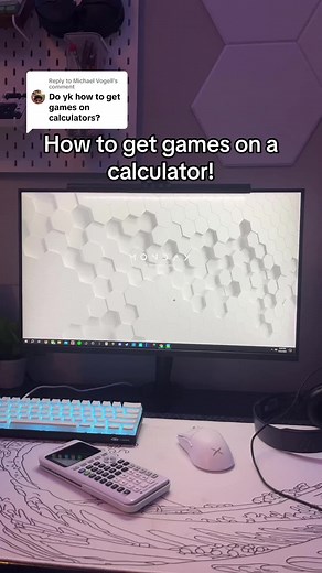 Replying to @Michael Vogell how to get games on Ti 84 CE #calculator #ti84plus #ti84calculator #fyp #games #school #fun #distraction #watchthis #fyp #hacks #texasinstruments #cool