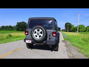 CORSA Performance 2018-2020 Jeep Wrangler JL / JLU V6 Axle-Back Exhaust Systems