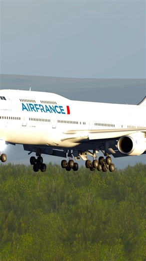 355K views · 6.4K reactions | Air France Boeing B747 Landing at Rome Airport | PJ Daddy | Facebook