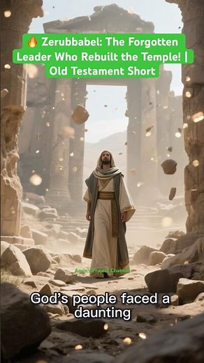 🔥 Zerubbabel: The Forgotten Leader Who Rebuilt the Temple! | Old Testament Short