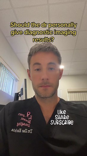 Your doctor reading your imaging should personally give you your diagnostic imaging results. Bonus points if the Dr does the ultrasound too. #breastcancerawareness💕 #mammos #cancer