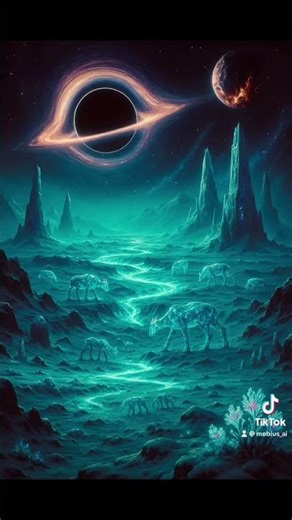 Into the Black Hole | Cinematic Alien World 8K | Möbius AI Art