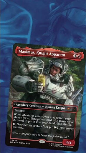 **New** Maximus, Knight Apparent | Fallout Secret Lair | MTG 2026