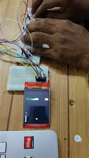Flappy Ball Game using ESP32 & ILI9341 TFT Display with Buzzer