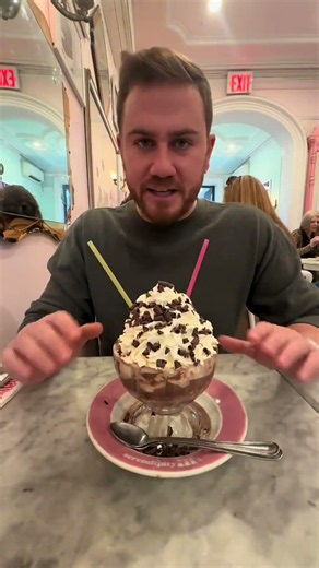 best nyc food hack… maybe .. ever???? ☃️🍫🍧☕️ frozen hot chocolate vegan protein is out NOW! get it