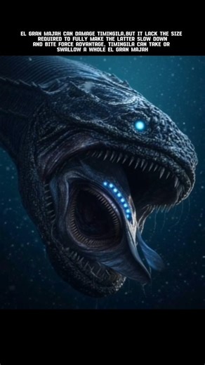 "Timingila vs the Sea Titan Swarm",bloop,El Gran majah, kraken,Gojira,#ai#sea#shorts