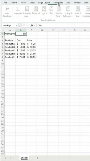 Created Named Ranges and Update Formulas in Excel #exceltips #spreadsheets #msexcel #exceltricks