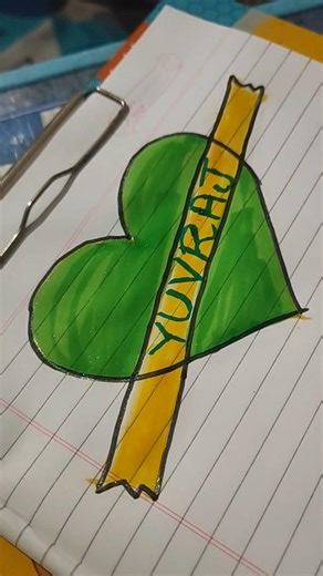 "Maine socha nahi tha ye naam itna sundar lagega."❤❤#drawing #craft #diy #ytshorts #ytviral #viral