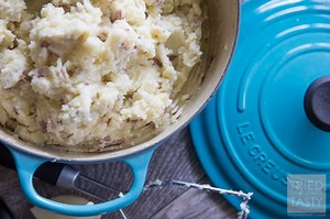Dutch Oven Mashed Potatoes   VIDEO