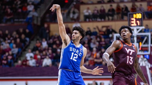 No. 4 Duke Pulls Away for 72-58 Victory at Virginia Tech - Duke University