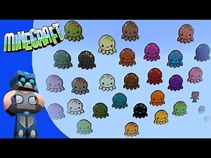 Como hacer un pulpo pixel art en minecraft