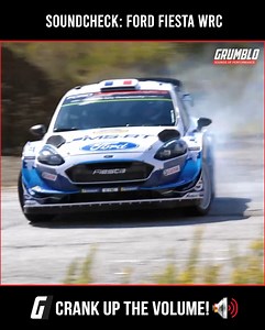 Sound of pedal slam & slide. Adrien Fourmaux' Ford Fiesta WRC. We are #KeepingRawNoiseAlive | Grumblo