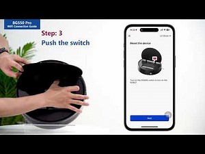 Bagotte BG550 Pro Robot Vacuum - APP Operation & WIFI Connection