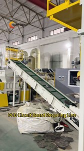 Waste PCB Recycling Line | Crushing, Separation & Recovery Process #pcbrecycling #circuitboardrecycling #pcbrecyclingline #ewasterecycling #recyclingmachines #recyclingequipment #copperrecovery #pcbboardrecycling #electronicsrecycling #pcbrecyclingsystem #printedcircuitboardrecycling #ewasteprocessing #recyclingtechnology #recyclingsolutions #industrialrecycling #pcbrecyclingplant #copperrecycling | Henan Suny Machinery Equipment Co., Ltd.