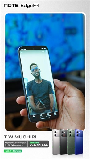 Flagship Grade 5G Experience at a 4G price! NOTE Edge is now available at Ksh. 32,999. Grab it now via https://hk-paas.transsion.com/mkt-campaign-h5-web/coupon?activityCode=L202601300001 #Infinix #NOTEEdge #InfinixNOTEEdge #WhereEleganceMeetsPower #10DimensionsOfExcellence #NOTEEdgeMyWiseChoice #NOTEEdgeMyWiseChoice | Infinix Mobile
